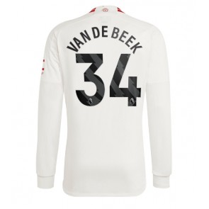 Maillot de foot Manchester United Donny van de Beek #34 Troisième 2023-24 Manche Longue